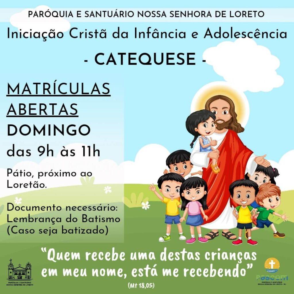 Inscrições Abertas Para Catequese Paróquia E Santuário Nossa Senhora De Loreto 7749